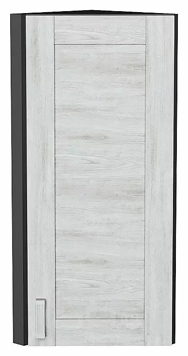 Шкаф верхний торцевой Лофт Nordic Oak/Graphite 920*300*306