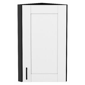 Шкаф верхний торцевой Лофт Super White Graphite 716*300*306