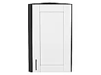 Шкаф верхний торцевой Лофт Super White Graphite 716*300*306