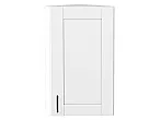Шкаф верхний торцевой Лофт Super White Белый 716*300*306