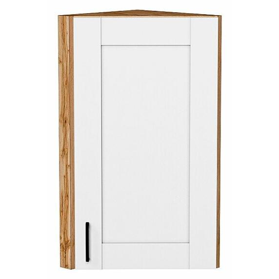 Шкаф верхний торцевой Лофт Super White Дуб Вотан 716*300*306