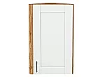 Шкаф верхний торцевой Лофт Super White Дуб Вотан 716*300*306