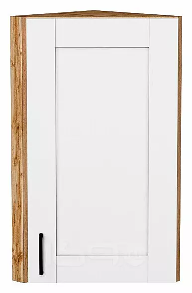 Шкаф верхний торцевой Лофт Super White Дуб Вотан 716*300*306