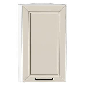 Шкаф верхний торцевой Нео Cream Silk/Белый 716*300*306