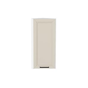 Шкаф верхний торцевой Нео Cream Silk/Белый 920*300*306
