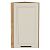 Шкаф верхний торцевой Нео Cream Silk/Дуб Вотан 716*300*306