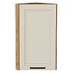 Шкаф верхний торцевой Нео Cream Silk/Дуб Вотан 716*300*306