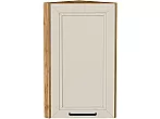 Шкаф верхний торцевой Нео Cream Silk/Дуб Вотан 716*300*306