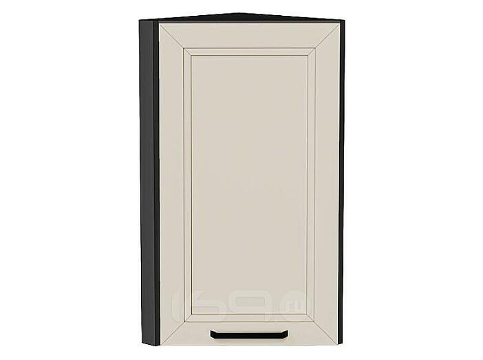 Шкаф верхний торцевой Нео Cream Silk/Graphite 716*300*306