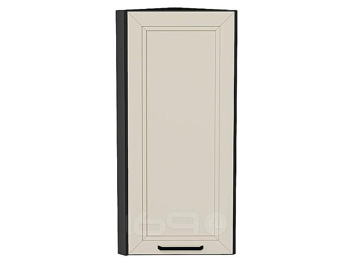 Шкаф верхний торцевой Нео Cream Silk/Graphite 920*300*306