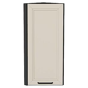 Шкаф верхний торцевой Нео Cream Silk/Graphite 920*300*306