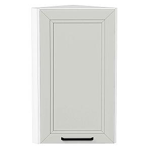 Шкаф верхний торцевой Нео Grey Silk/Белый 716*300*306