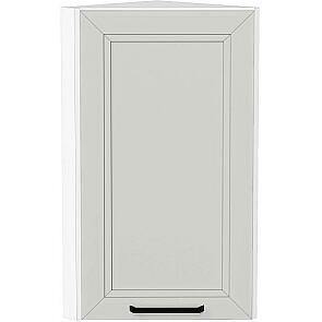 Шкаф верхний торцевой Нео Grey Silk/Белый 716*300*306
