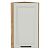 Шкаф верхний торцевой Нео Grey Silk/Дуб Вотан 716*300*306