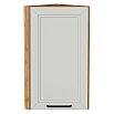 Шкаф верхний торцевой Нео Grey Silk/Дуб Вотан 716*300*306