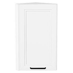 Шкаф верхний торцевой Нео White Silk/Белый 716*300*306