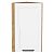 Шкаф верхний торцевой Нео White Silk/Дуб Вотан 716*300*306