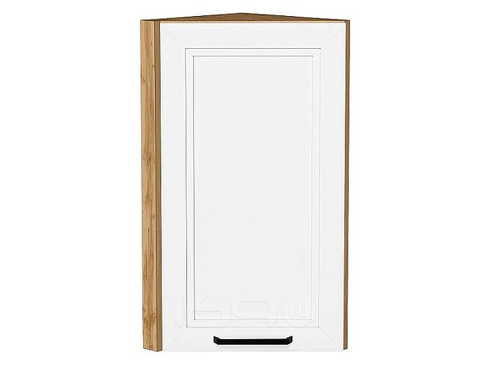 Шкаф верхний торцевой Нео White Silk/Дуб Вотан 716*300*306