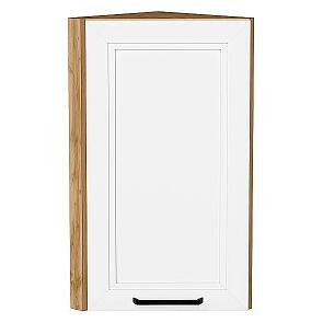 Шкаф верхний торцевой Нео White Silk/Дуб Вотан 716*300*306