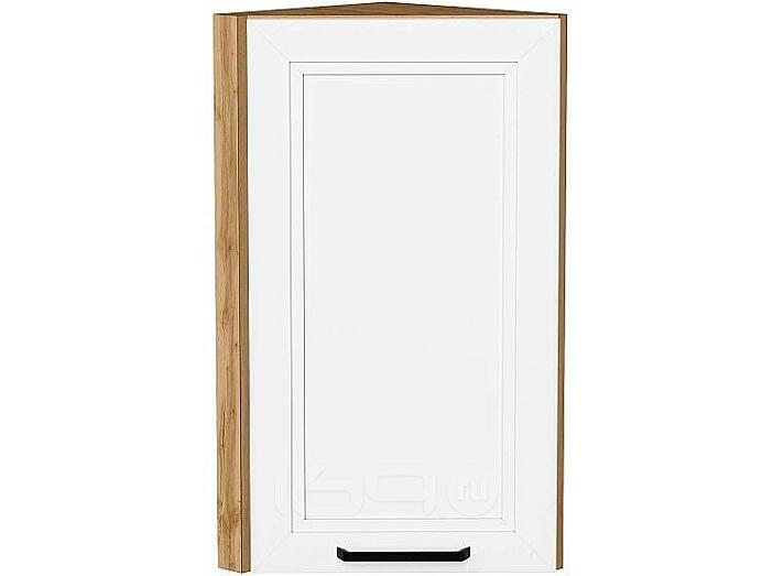 Шкаф верхний торцевой Нео White Silk/Дуб Вотан 716*300*306