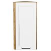 Шкаф верхний торцевой Нео White Silk/Дуб Вотан 920*300*306
