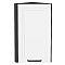 Шкаф верхний торцевой Нео White Silk/Graphite 716*300*306