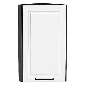 Шкаф верхний торцевой Нео White Silk/Graphite 716*300*306