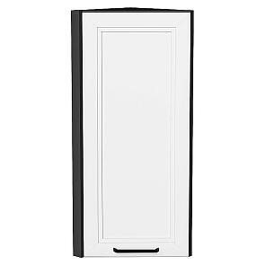 Шкаф верхний торцевой Нео White Silk/Graphite 920*300*306