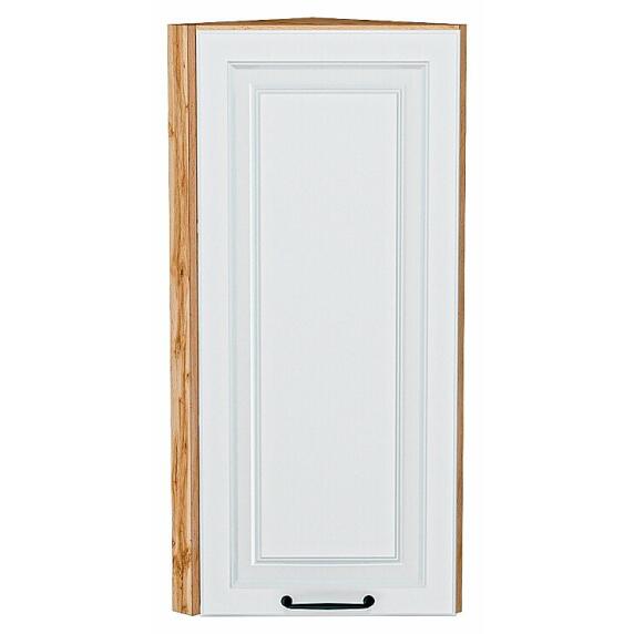 Шкаф верхний торцевой Ницца Blanco/Дуб Вотан 920*300*304