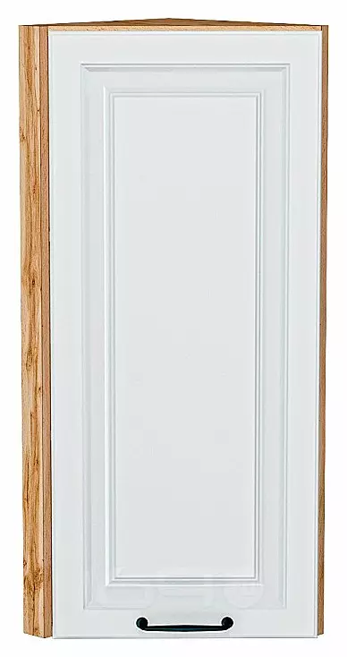 Шкаф верхний торцевой Ницца Blanco/Дуб Вотан 920*300*304