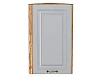 Шкаф верхний торцевой Ницца Графит/Дуб Вотан 716*300*304