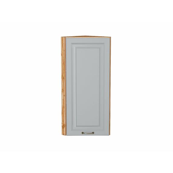 Шкаф верхний торцевой Ницца Графит/Дуб Вотан 920*300*304