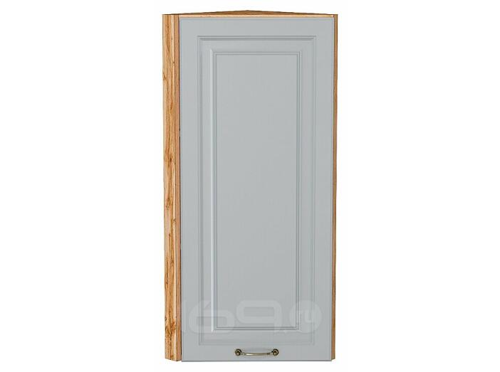 Шкаф верхний торцевой Ницца Графит/Дуб Вотан 920*300*304