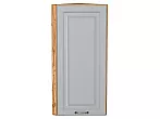 Шкаф верхний торцевой Ницца Графит/Дуб Вотан 920*300*304