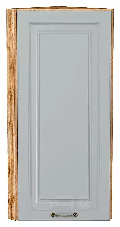 Шкаф верхний торцевой Ницца Графит/Дуб Вотан 920*300*304