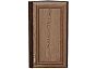 Шкаф верхний торцевой Шале Brown Dreamline Graphite 716*300*306