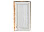 Шкаф верхний торцевой Шале White Dreamline Дуб Вотан 716*300*306