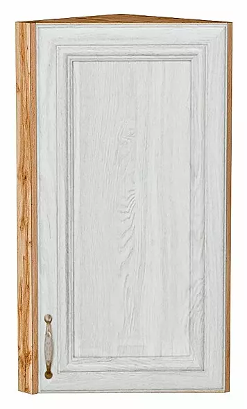 Шкаф верхний торцевой Шале White Dreamline Дуб Вотан 716*300*306