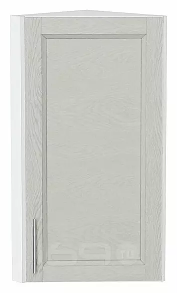 Шкаф верхний торцевой Сканди Cappuccino Softwood Белый 716*300*306