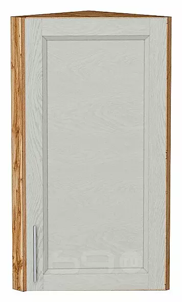 Шкаф верхний торцевой Сканди Cappuccino Softwood Дуб Вотан 716*300*306