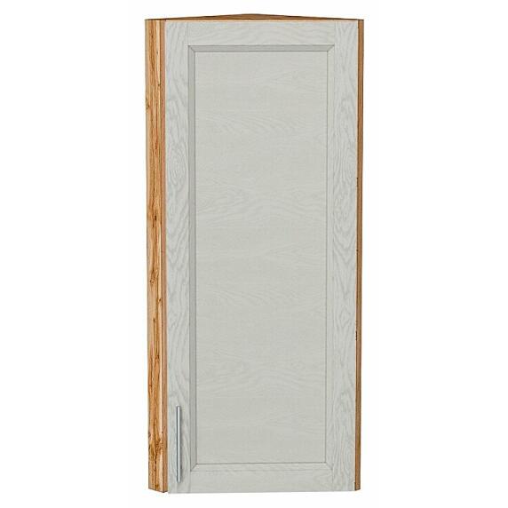 Шкаф верхний торцевой Сканди Cappuccino Softwood Дуб Вотан 920*300*306