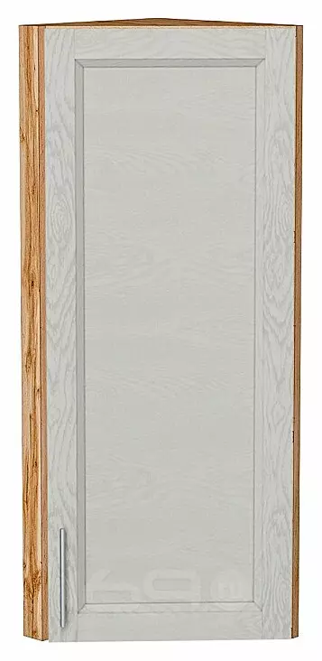 Шкаф верхний торцевой Сканди Cappuccino Softwood Дуб Вотан 920*300*306