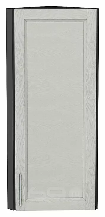 Шкаф верхний торцевой Сканди Cappuccino Softwood Graphite 920*300*306