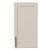 Шкаф верхний торцевой Сканди Cream Silkwood/Белый 716*300*306