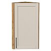 Шкаф верхний торцевой Сканди Cream Silkwood/Дуб Вотан 716*300*306