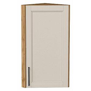 Шкаф верхний торцевой Сканди Cream Silkwood/Дуб Вотан 716*300*306