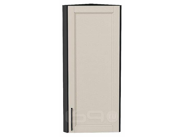 Шкаф верхний торцевой Сканди Cream Silkwood/Graphite 920*300*306