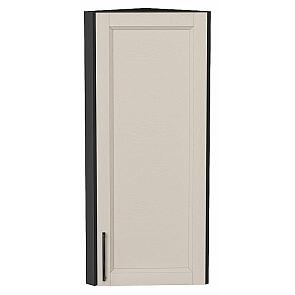 Шкаф верхний торцевой Сканди Cream Silkwood/Graphite 920*300*306