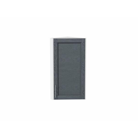 Шкаф верхний торцевой Сканди Graphite Softwood Белый 716*300*306
