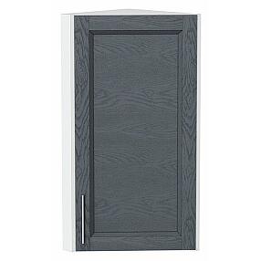 Шкаф верхний торцевой Сканди Graphite Softwood Белый 716*300*306